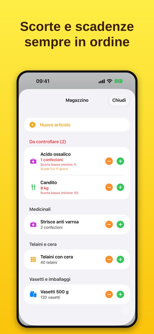 ApiAmo: magazzino